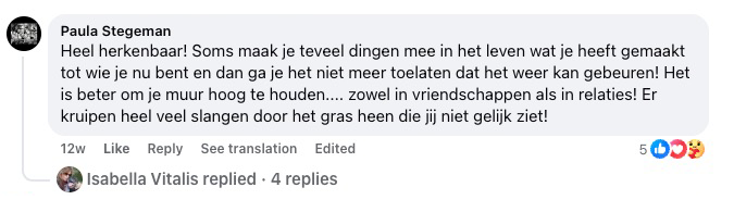 Recenzia z Facebooku (originál v holandčine)
