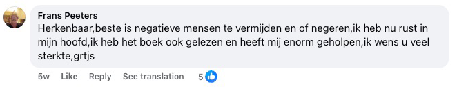Recenzia z Facebooku (originál v holandčine)