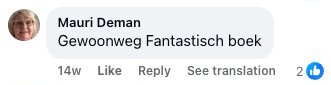 Recenzia z Facebooku (originál v holandčine)