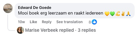Recenzia z Facebooku (originál v holandčine)