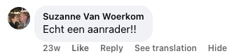 Recenzia z Facebooku (originál v holandčine)