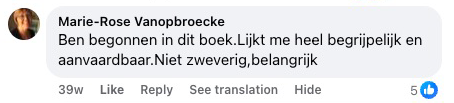 Recenzia z Facebooku (originál v holandčine)