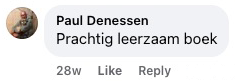 Recenzia z Facebooku (originál v holandčine)
