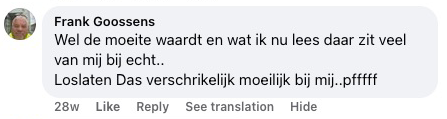 Recenzia z Facebooku (originál v holandčine)