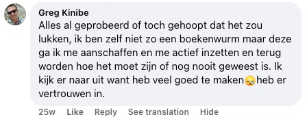 Recenzia z Facebooku (originál v holandčine)