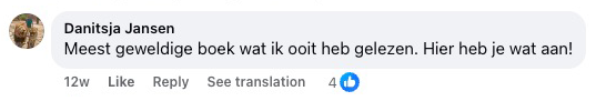Recenzia z Facebooku (originál v holandčine)